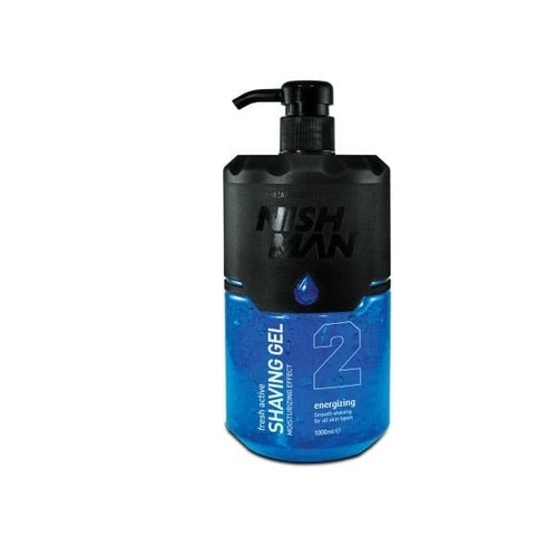 גל גילוח כחול נישמן-Nishman Shaving Gel No.2 Blue (1000ml)